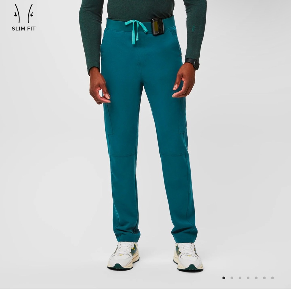 Men’s Caribbean Blue Figs Scrub Pants